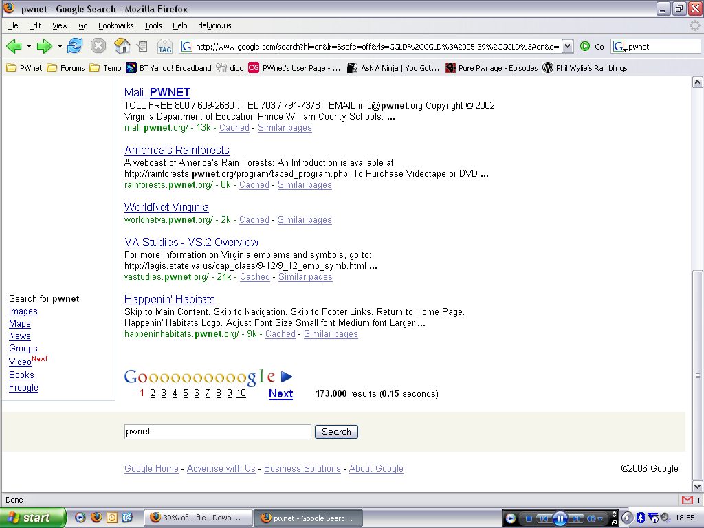 Google Search Results
