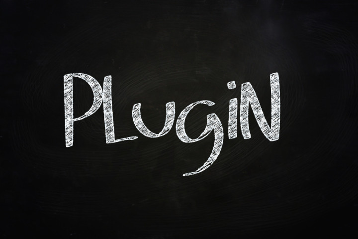 Plugin Lettering, written with Chalk on Blackboard