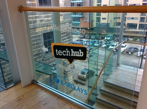 TechHub Manchester signage